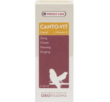 Течен комплекс от витамини за пеене и плодовитост за канари и финки VERSELE LAGA CANTO-VIT, 30 ml