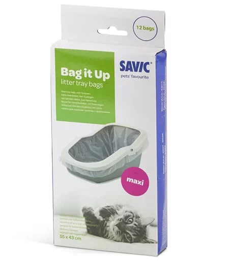 Тобрички за котешки тоалетни SAVIC MAXI за Oval Jumbo, Nestor, Aseo, Figaro, 12 бр.