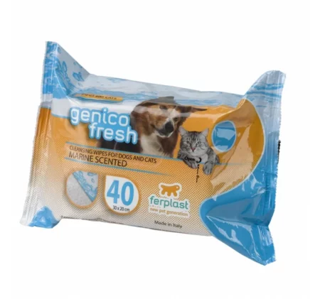 Мокри кърпички Ferplast GENICO FRESH dog/cat MARINE (x 40)