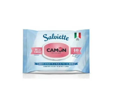 Мокри кърпички Camon Salviette аромат цветен бриз, 40 бр.