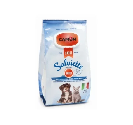 Мокри кърпички Camon Salviette аромат амбър, 100 бр.
