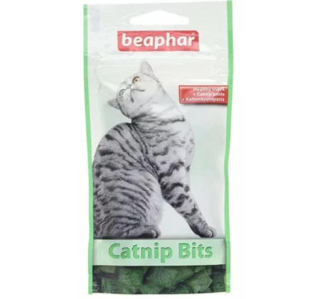 Лакомство за котки BEAPHAR CATNIP BITS котешка трева, 35 g