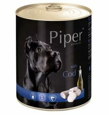 Консерва PIPER ADULT COD за кучета над 12 м. с риба треска, 800 g