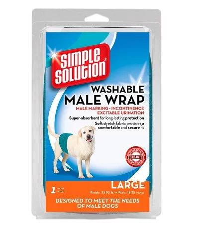 Многократни памперси за мъжки кучета SIMPLE SOLUTION WASHABLE MALE WRAP LARGE