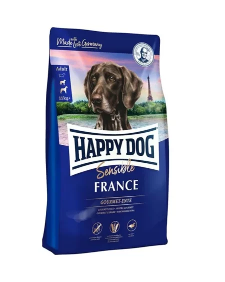 Суха храна HAPPY DOG SUPREME SENSIBLE FRANCE за чувствителни и алергични кучета средни и едри породи с патица