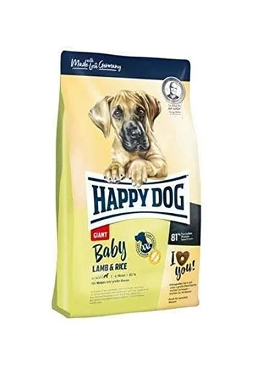 Суха храна HAPPY DOG SUPREME BABY GIANT LAMB & RICE за кученца до 7 месеца от едри и гигантски породи