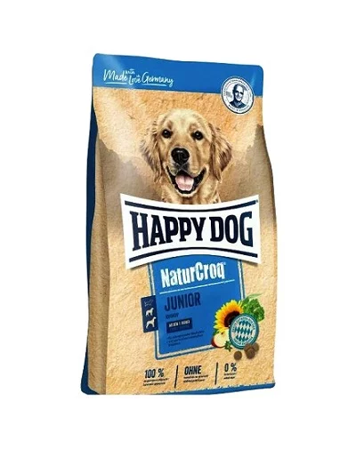 Суха храна HAPPY DOG NATURCROQ JUNIOR за кученца над 7 м от всички породи