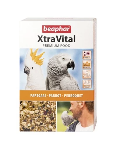 Храна за големи папагали BEAPHAR XTRAVITAL PARROT FEED, 1 kg