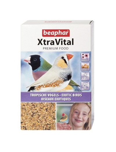 Храна за тропически птици и финки BEAPHAR XTRAVITAL TROPICAL BIRD FEED, 500 g