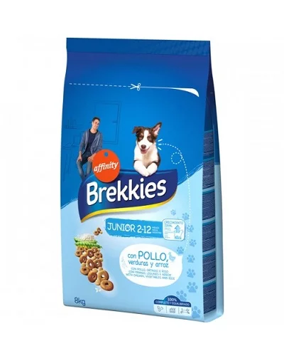 Суха храна BREKKIES DOG JUNIOR за кученца до 12 м, 20 kg